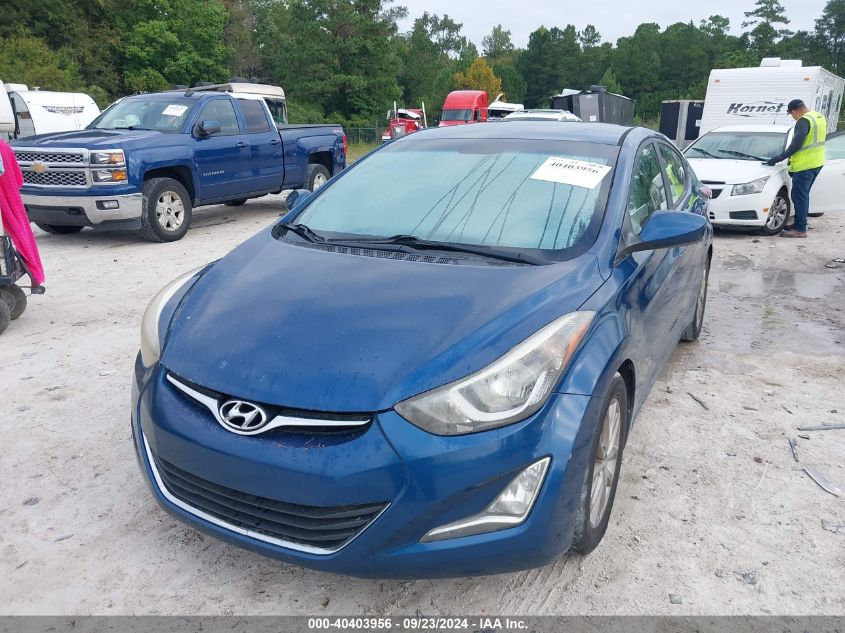 2015 Hyundai Elantra Se/Sport/Limited VIN: KMHDH4AE3FU235436 Lot: 40403956