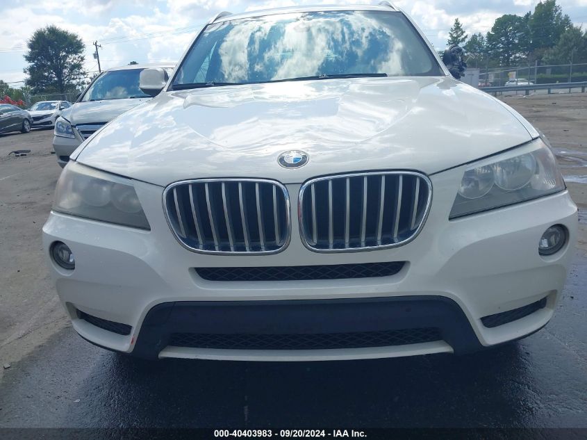 2012 BMW X3 xDrive28I VIN: 5UXWX5C50CL723973 Lot: 40403983