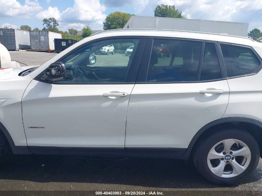 2012 BMW X3 xDrive28I VIN: 5UXWX5C50CL723973 Lot: 40403983