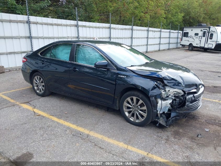 2017 Toyota Camry Hybrid Xle VIN: 4T1BD1FK5HU221878 Lot: 40403987