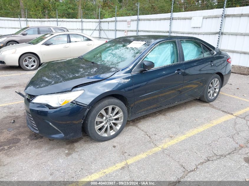 2017 Toyota Camry Hybrid Xle VIN: 4T1BD1FK5HU221878 Lot: 40403987