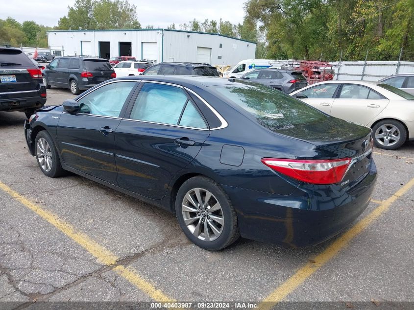 2017 Toyota Camry Hybrid Xle VIN: 4T1BD1FK5HU221878 Lot: 40403987