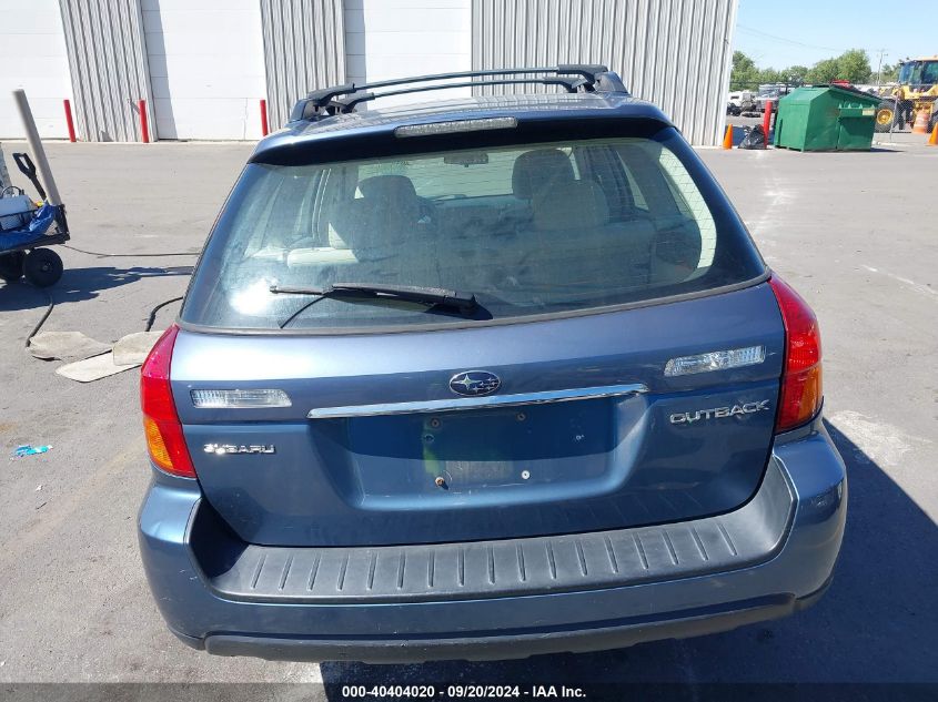 4S4BP61C367345678 2006 Subaru Outback 2.5I