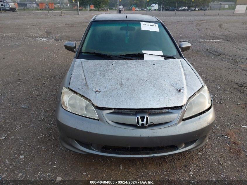 2004 Honda Civic Hybrid VIN: JHMES966X4S011922 Lot: 40404083