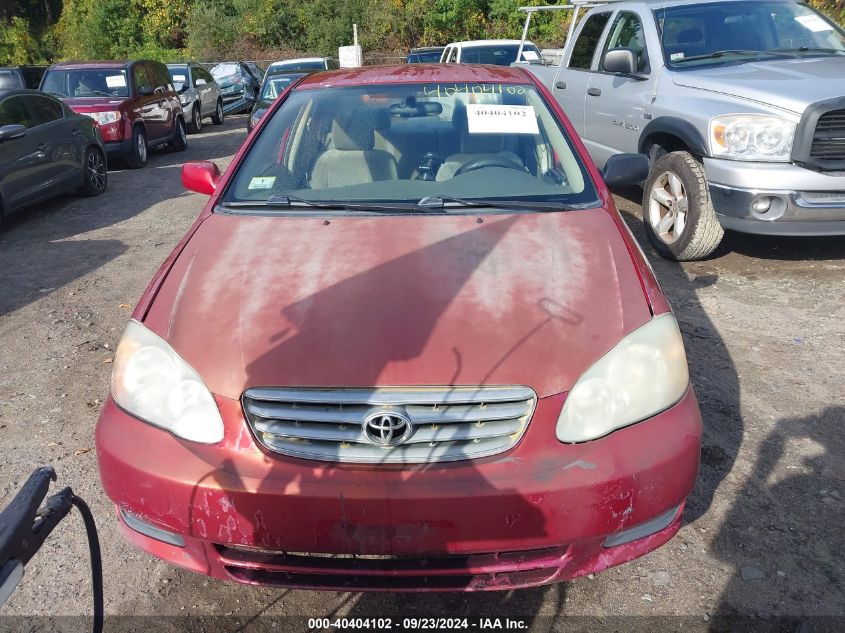 2003 Toyota Corolla Le VIN: JTDBR32E230033532 Lot: 40404102