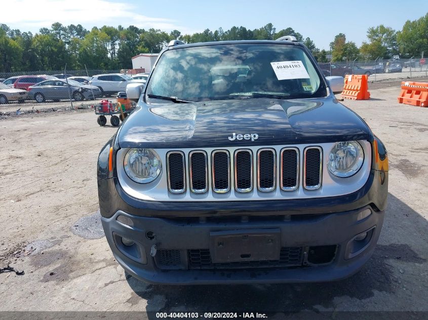 2015 Jeep Renegade Limited VIN: ZACCJBDTOFPB57364 Lot: 40404103