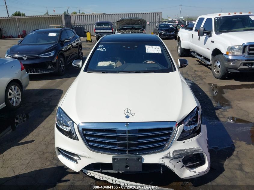 2019 Mercedes-Benz S 560 VIN: WDDUG8DB9KA434251 Lot: 40404155