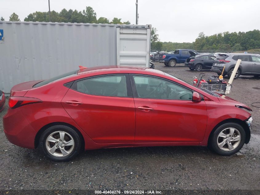 2015 Hyundai Elantra Se VIN: 5NPDH4AE8FH557228 Lot: 40404276