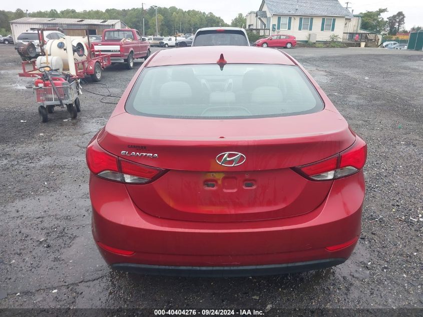 2015 Hyundai Elantra Se VIN: 5NPDH4AE8FH557228 Lot: 40404276