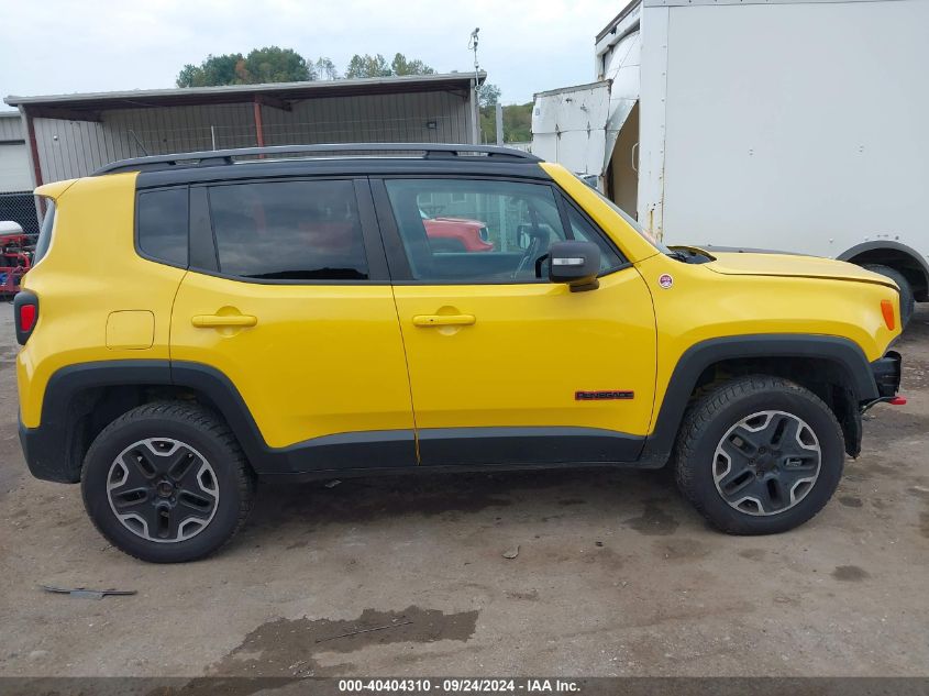 2015 Jeep Renegade Trailhawk VIN: ZACCJBCT0FPB65158 Lot: 40404310