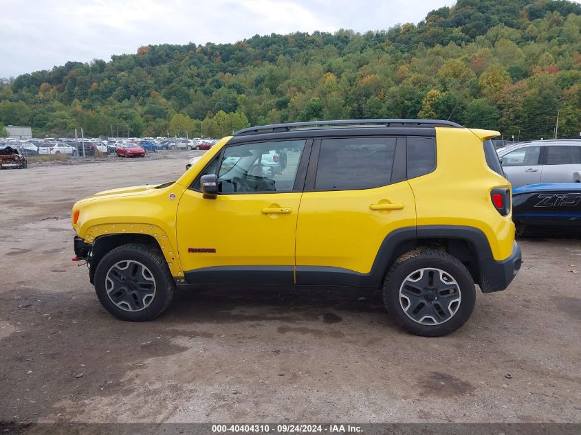 2015 Jeep Renegade Trailhawk VIN: ZACCJBCT0FPB65158 Lot: 40404310