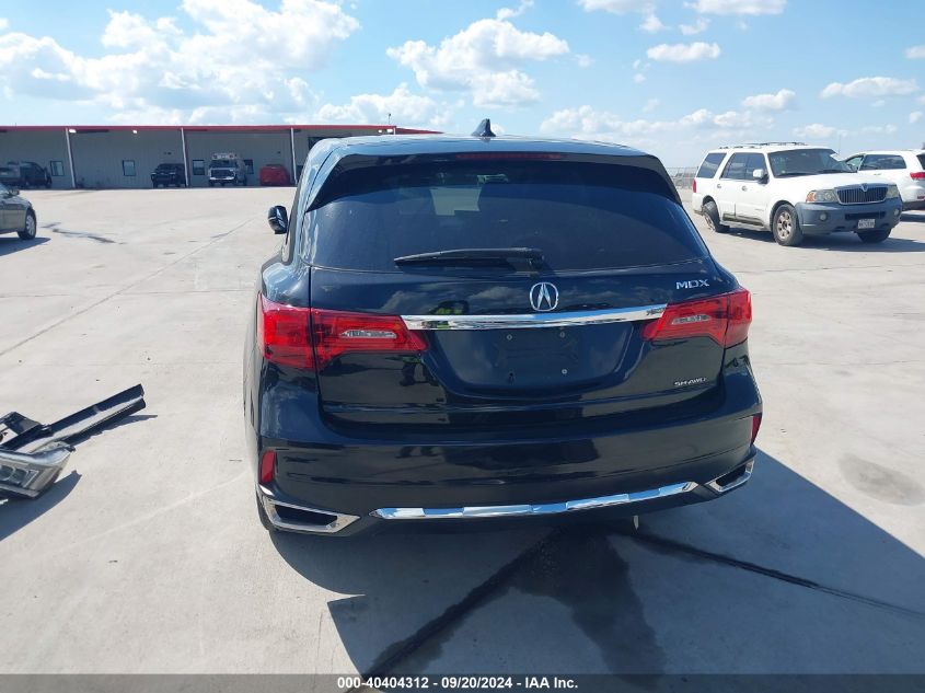 2019 Acura Mdx Standard VIN: 5J8YD4H35KL033138 Lot: 40404312