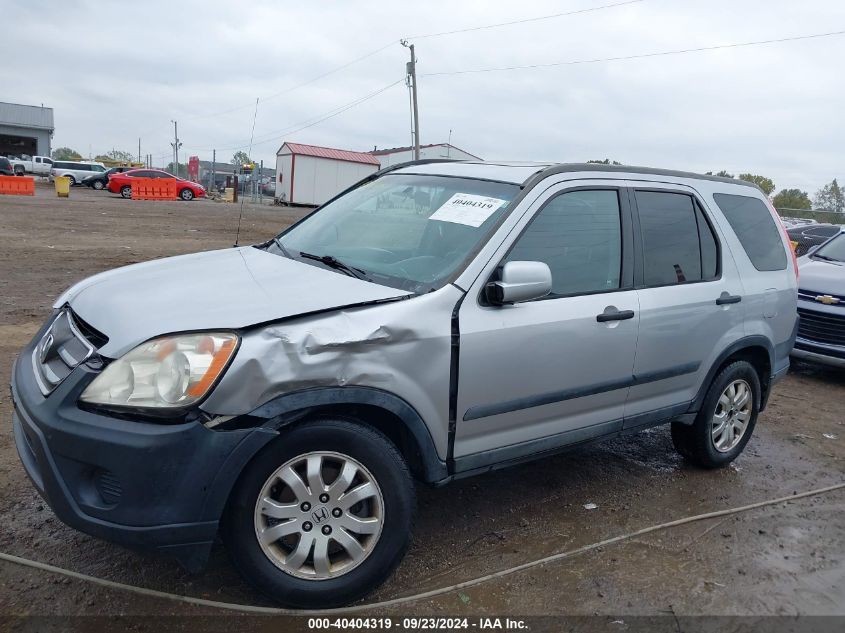 2005 Honda Cr-V Ex VIN: SHSRD78885U343610 Lot: 40404319