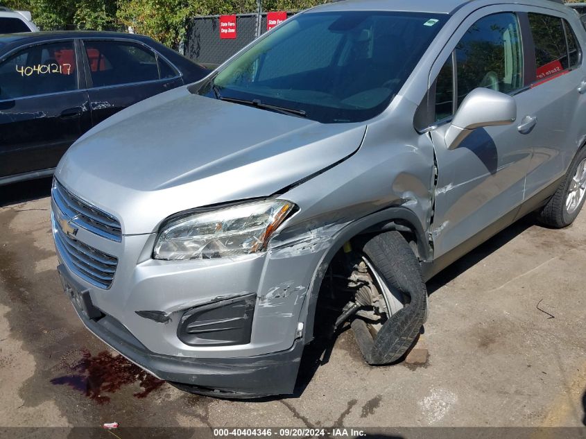 2015 Chevrolet Trax Lt VIN: 3GNCJRSB4FL191552 Lot: 40404346