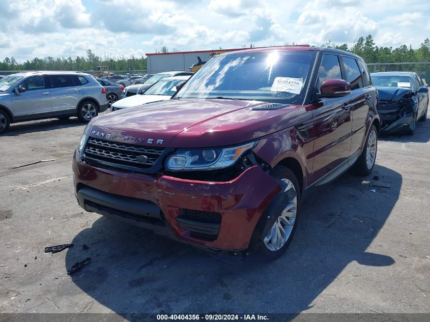 2017 Land Rover Range Rover Sport 3.0L V6 Supercharged Se VIN: SALWG2FV9HA693220 Lot: 40404356