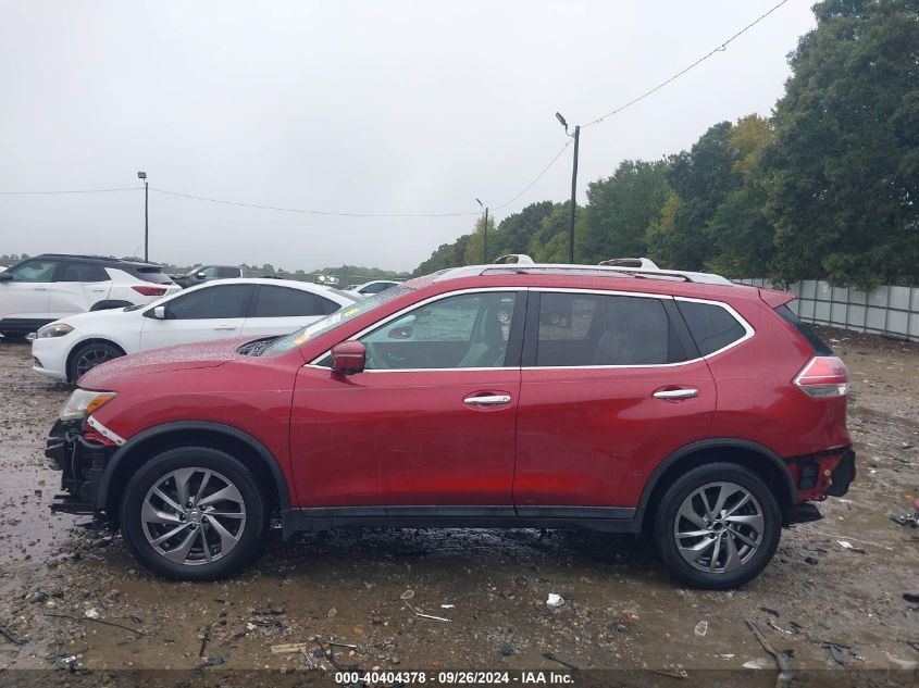 2015 Nissan Rogue Sl VIN: 5N1AT2MT4FC882904 Lot: 40404378