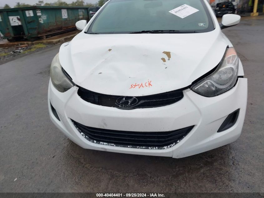 2013 Hyundai Elantra Gls VIN: 5NPDH4AE1DH373536 Lot: 40404401