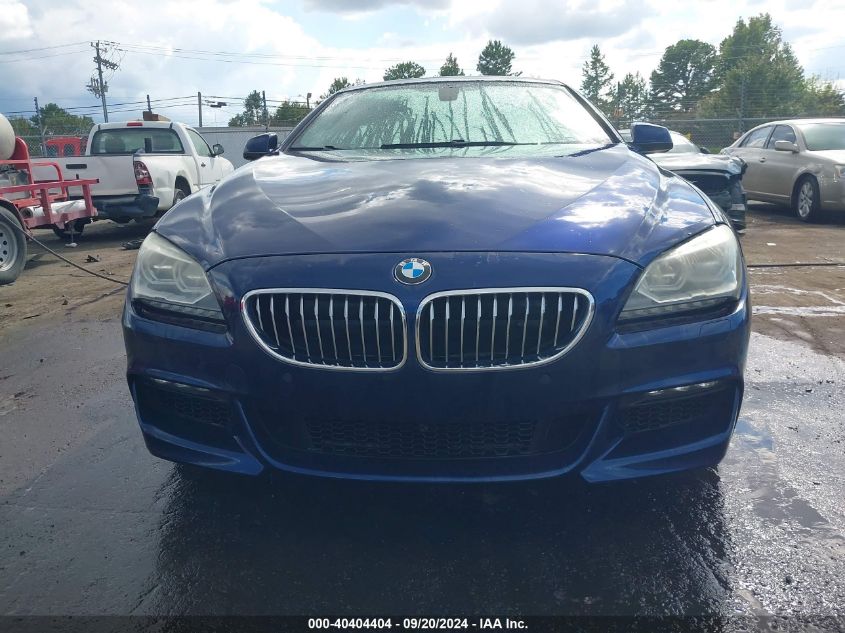 2013 BMW 640I VIN: WBALW3C57DC892575 Lot: 40404404