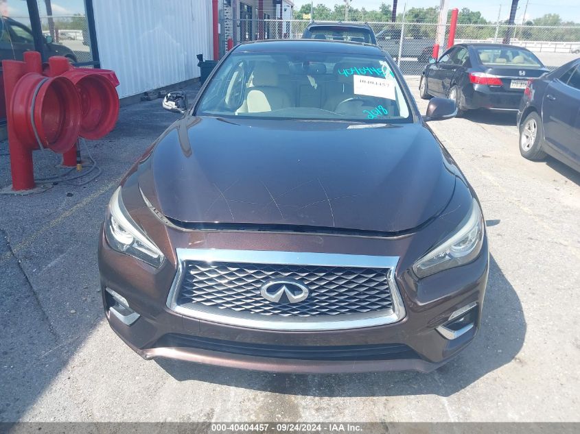 2018 Infiniti Q50 3.0T Luxe VIN: JN1EV7AP9JM591471 Lot: 40404457