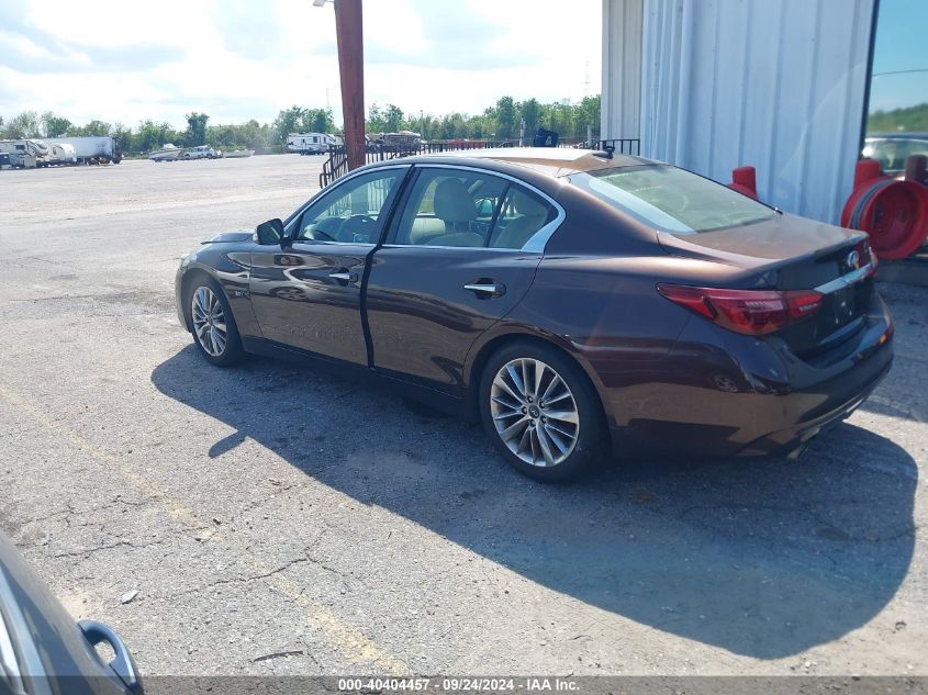 2018 Infiniti Q50 3.0T Luxe VIN: JN1EV7AP9JM591471 Lot: 40404457