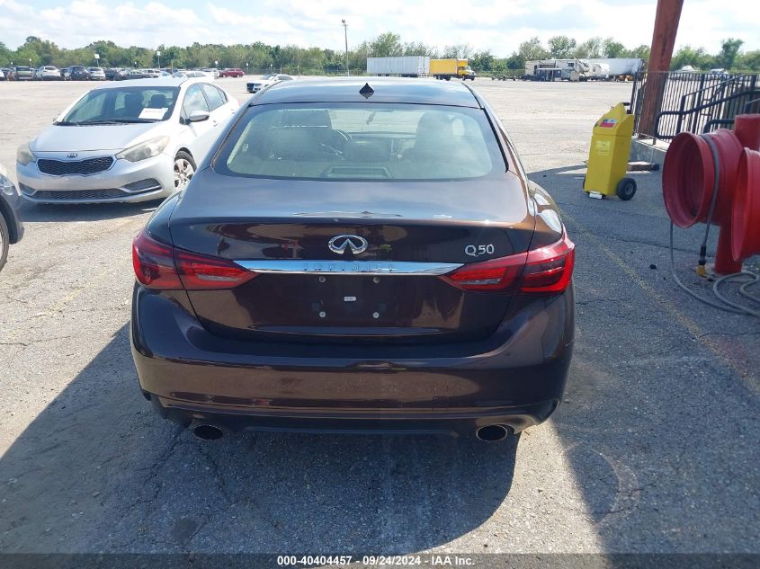 2018 Infiniti Q50 3.0T Luxe VIN: JN1EV7AP9JM591471 Lot: 40404457