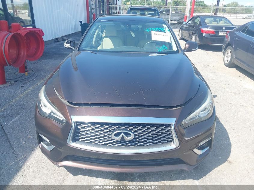 2018 Infiniti Q50 3.0T Luxe VIN: JN1EV7AP9JM591471 Lot: 40404457