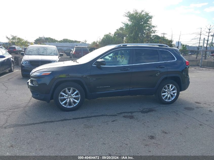 2015 Jeep Cherokee Limited VIN: 1C4PJMDS7FW502363 Lot: 40404472