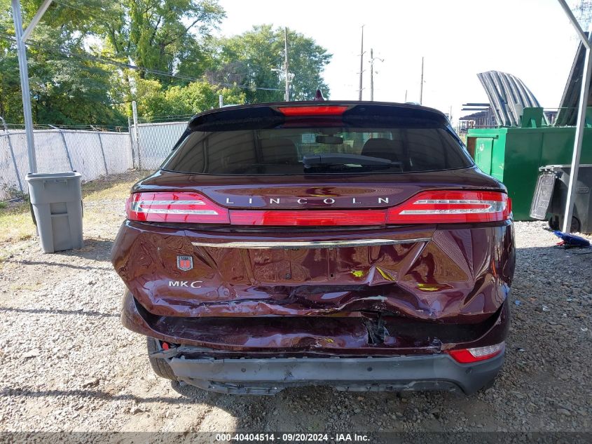 2019 Lincoln Mkc Standard VIN: 5LMCJ1C91KUL21575 Lot: 40404514