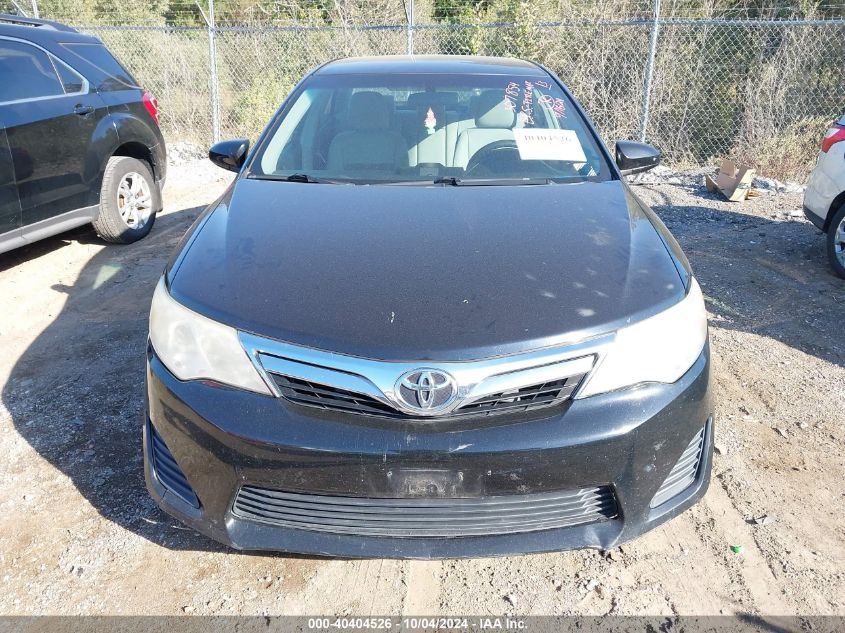 2013 Toyota Camry Le VIN: 4T4BF1FK2DR307854 Lot: 40404526