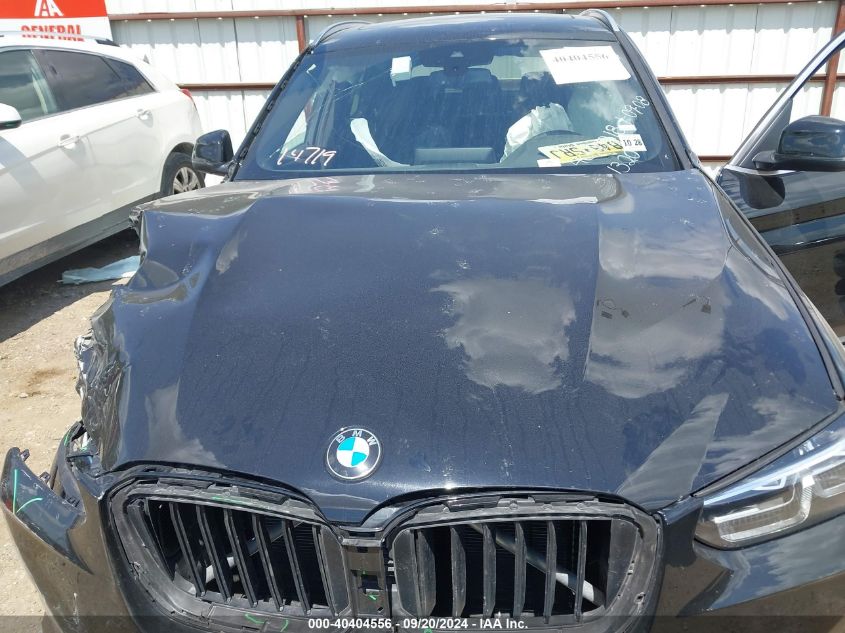 2024 BMW X3 xDrive30I VIN: 5UX53DP04R9U21320 Lot: 40404556