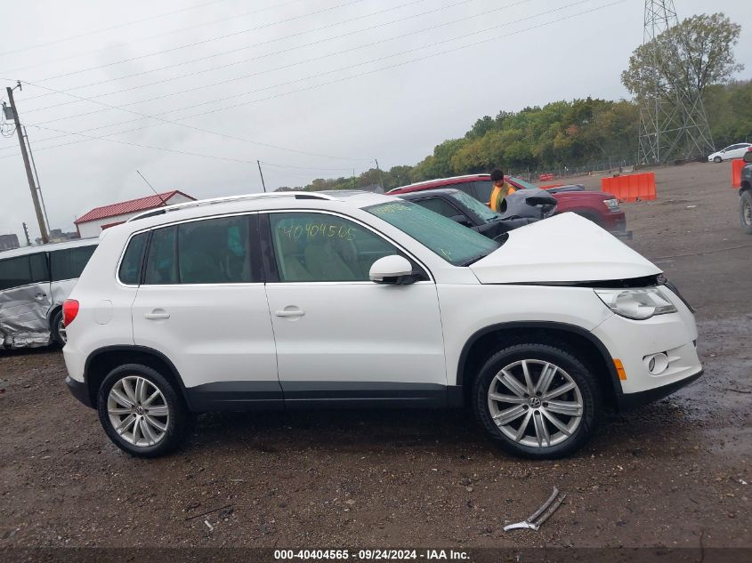 2011 Volkswagen Tiguan S/Se/Sel VIN: WVGAV7AX8BW502325 Lot: 40404565