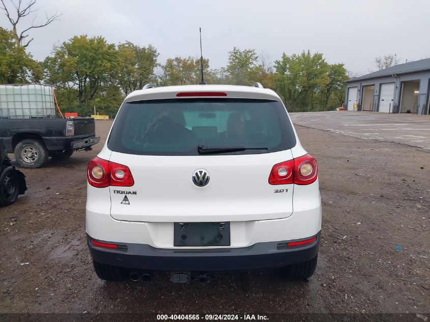 2011 Volkswagen Tiguan S/Se/Sel VIN: WVGAV7AX8BW502325 Lot: 40404565