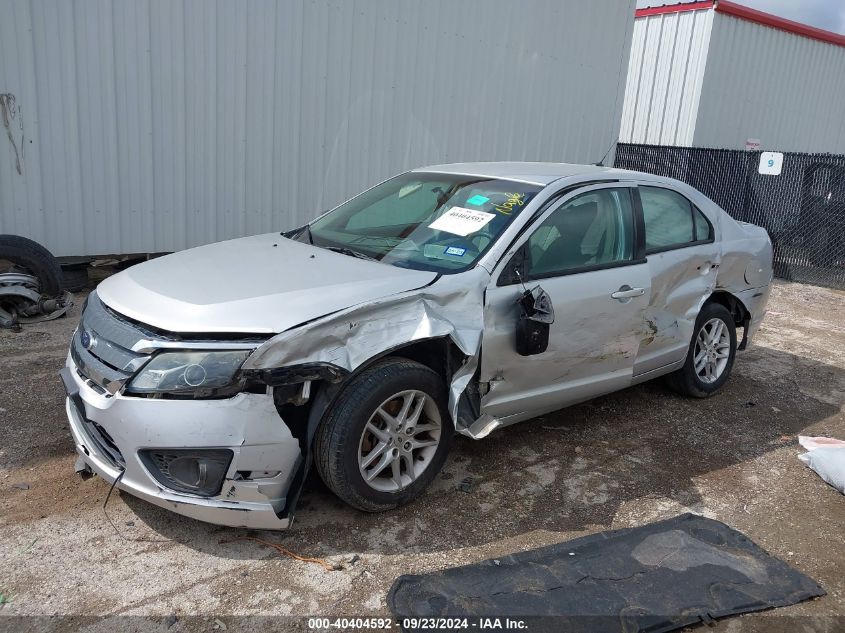 2012 Ford Fusion S VIN: 3FAHP0GA3CR364226 Lot: 40404592