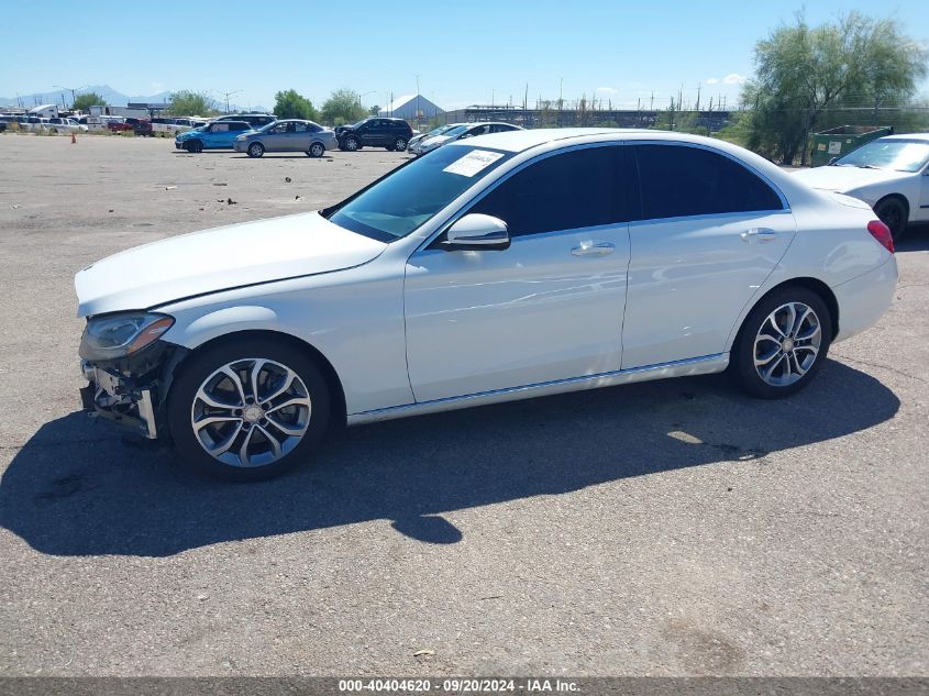 2016 Mercedes-Benz C 300 Luxury/Sport VIN: 55SWF4JB9GU160646 Lot: 40404620