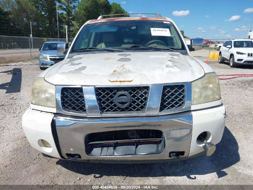 2005 Nissan Armada Le VIN: 5N1AA08B35N728120 Lot: 40404626