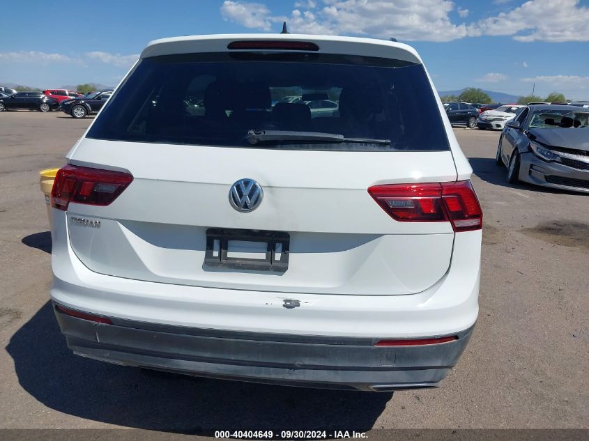 2020 Volkswagen Tiguan 2.0T S VIN: 3VV1B7AX8LM091802 Lot: 40404649