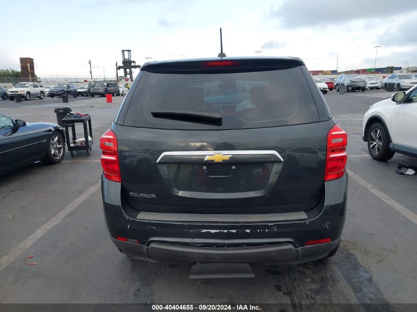 2GNALBEK6H1529302 2017 Chevrolet Equinox Ls