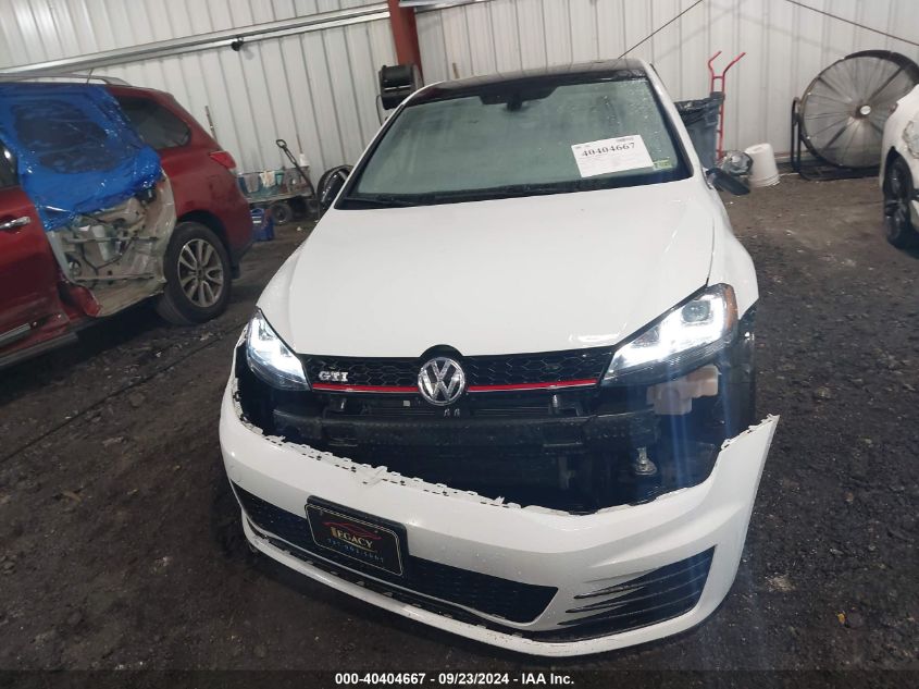 2015 Volkswagen Golf Gti 2.0T Se 4-Door VIN: 3VW5T7AU7FM093691 Lot: 40404667