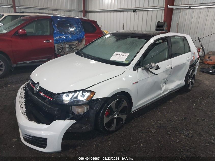 2015 Volkswagen Golf Gti 2.0T Se 4-Door VIN: 3VW5T7AU7FM093691 Lot: 40404667