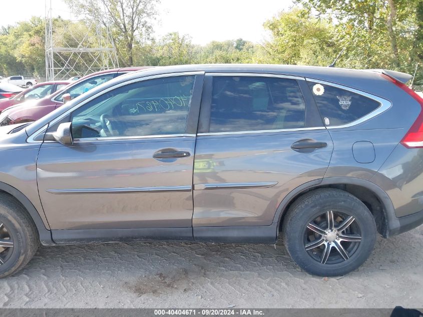 2013 Honda Cr-V Lx VIN: 3CZRM3H33DG712347 Lot: 40404671