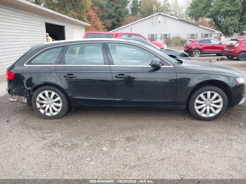 2012 Audi A4 2.0T Premium VIN: WAUSFAFL9CA042368 Lot: 40404690