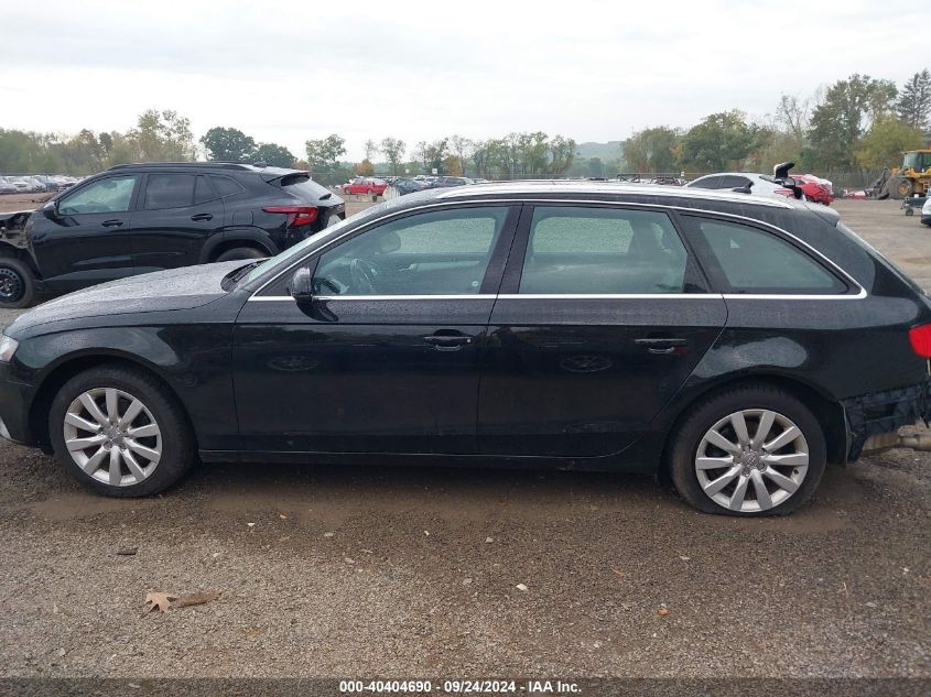 2012 Audi A4 2.0T Premium VIN: WAUSFAFL9CA042368 Lot: 40404690