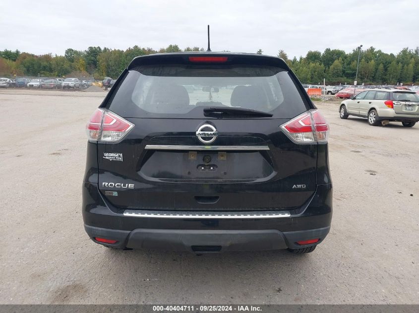 2015 Nissan Rogue S VIN: KNMAT2MV2FP556923 Lot: 40404711