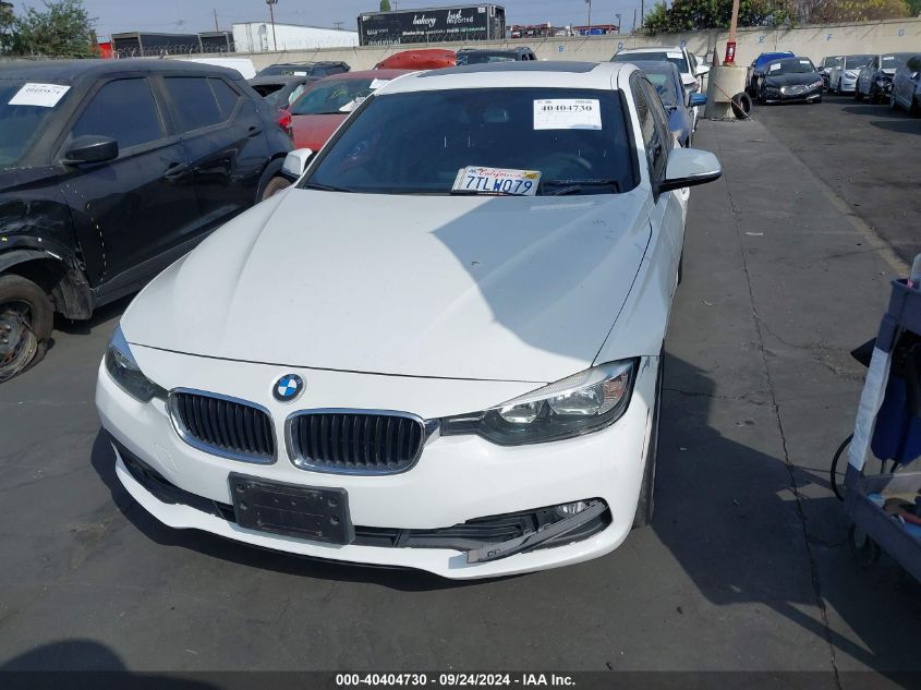 2016 BMW 320I VIN: WBA8E1G52GNT37114 Lot: 40404730