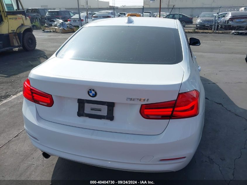 2016 BMW 320I VIN: WBA8E1G52GNT37114 Lot: 40404730