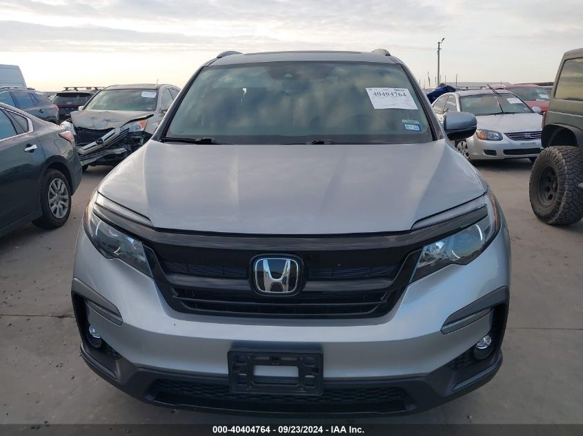 2022 Honda Pilot Se VIN: 5FNYF6H25NB103689 Lot: 40404764