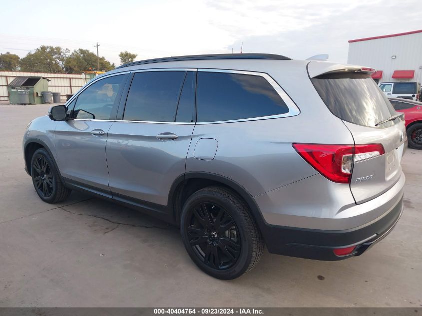 2022 Honda Pilot Se VIN: 5FNYF6H25NB103689 Lot: 40404764