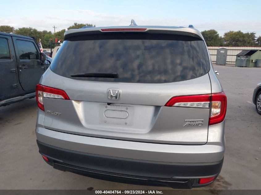 2022 Honda Pilot Se VIN: 5FNYF6H25NB103689 Lot: 40404764