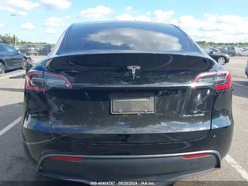 2023 Tesla Model Y Awd/Long Range Dual Motor All-Wheel Drive VIN: 7SAYGDEE7PF682531 Lot: 40404767