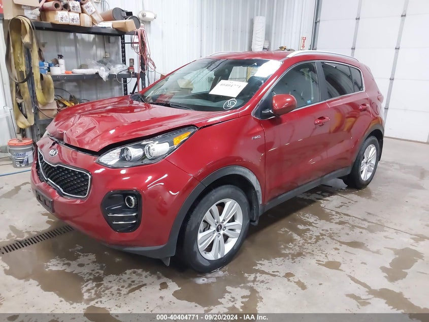 VIN KNDPMCAC1K7505536 2019 KIA SPORTAGE LX